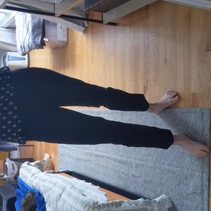 Black cotton pants